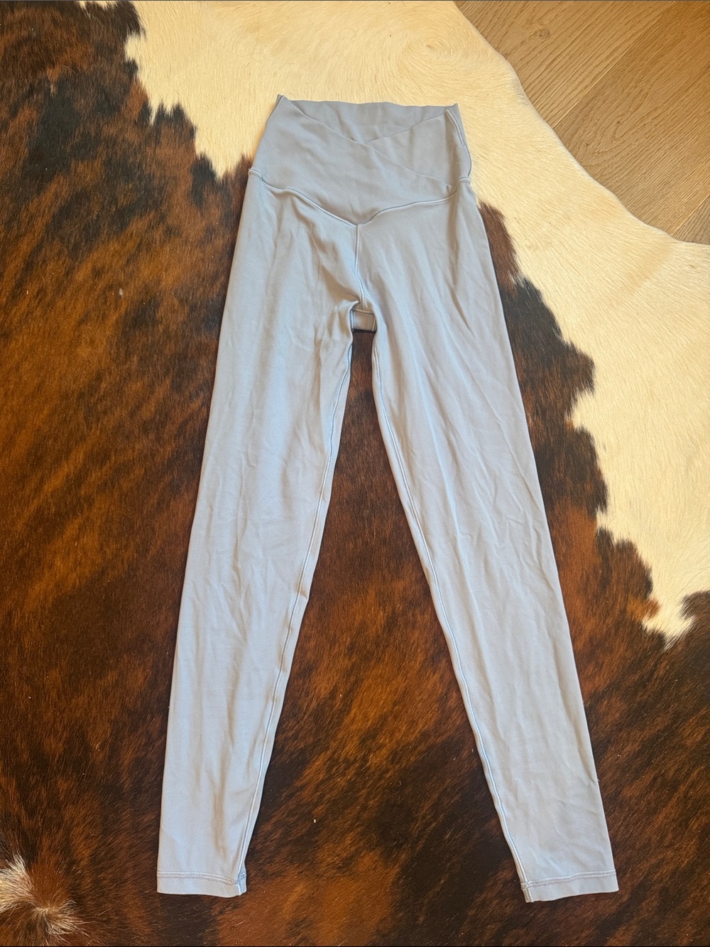American Eagle Outfitters Light Blue High-Waist Leggings